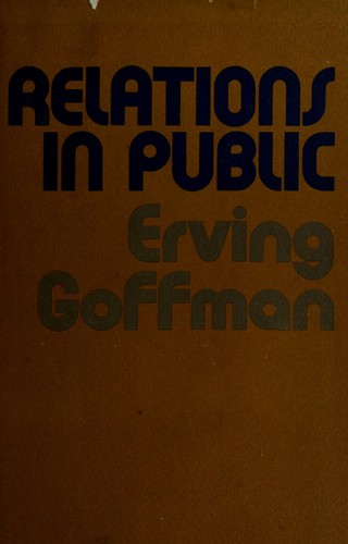 Copertina di Relations in Public