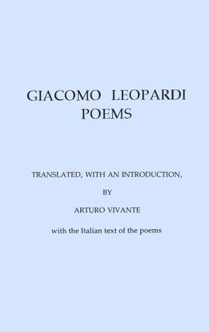 Copertina di Giacomo Leopardi