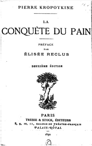 Copertina di La conquête du pain