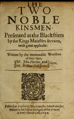 Copertina di The Two Noble Kinsmen