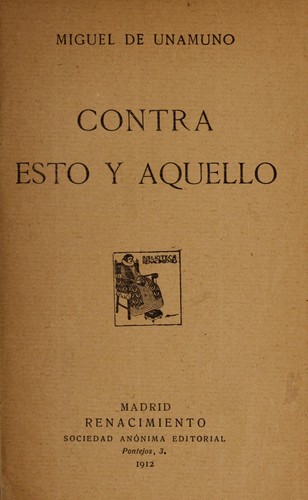 Copertina di Contra esto y aquello