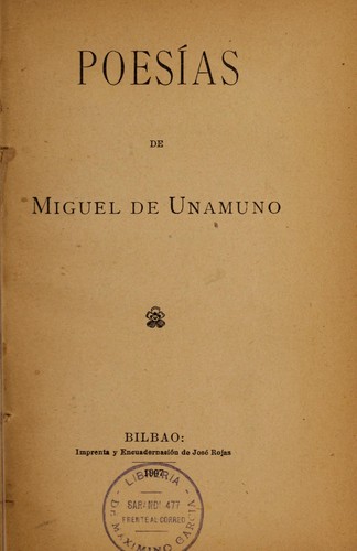 Copertina di Poesía