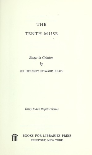 Copertina di The tenth muse