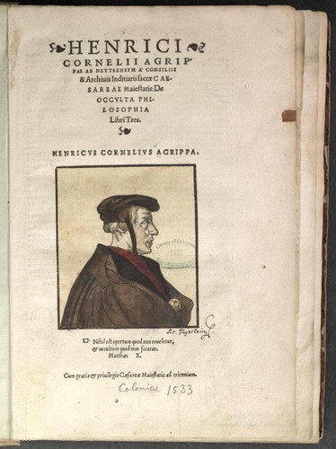 Copertina di De Occulta Philosophia
