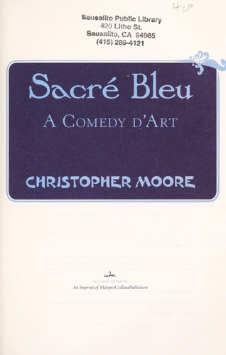 Copertina di Sacre bleu