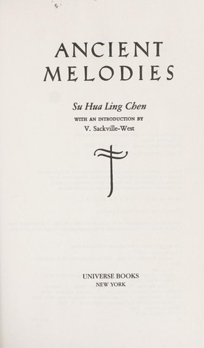 Copertina di Ancient melodies