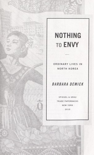 Copertina di Nothing to envy