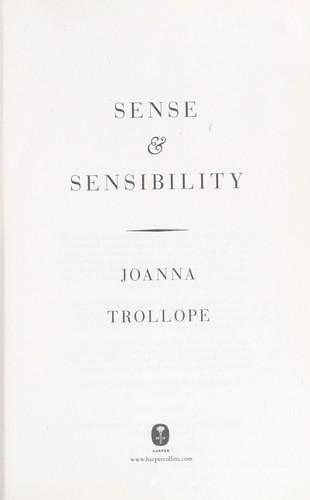 Copertina di Sense & sensibility