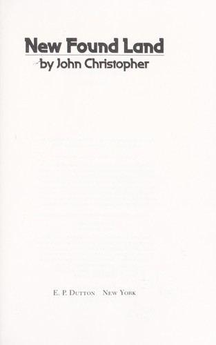 Copertina di New found land