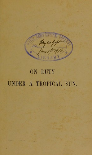 Copertina di On duty under a tropical sun