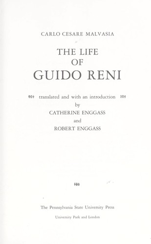 Copertina di The life of Guido Reni