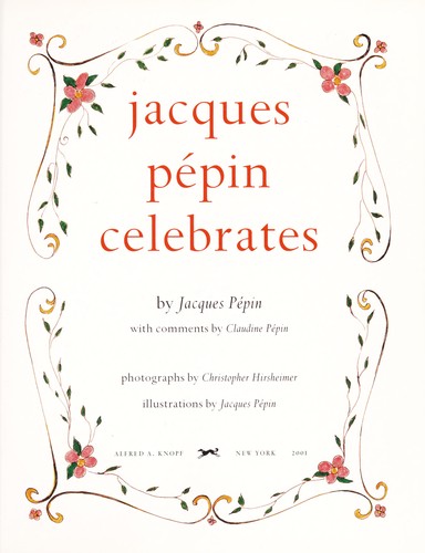 Copertina di Jacques Pépin celebrates