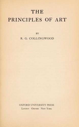 Copertina di The principles of art