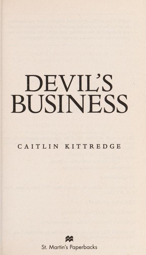 Copertina di Devil's business