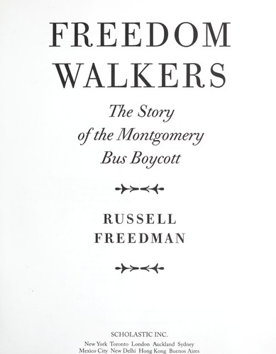Copertina di Freedom walkers