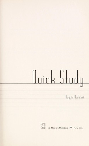 Copertina di Quick Study