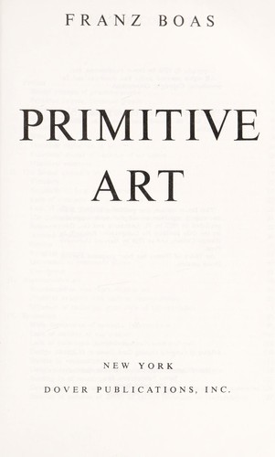 Copertina di Primitive art