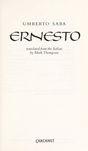 Copertina di Ernesto
