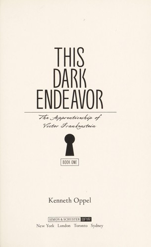 Copertina di This dark endeavor