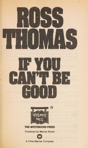 Copertina di If you can't be good