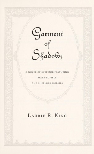 Copertina di Garment of shadows