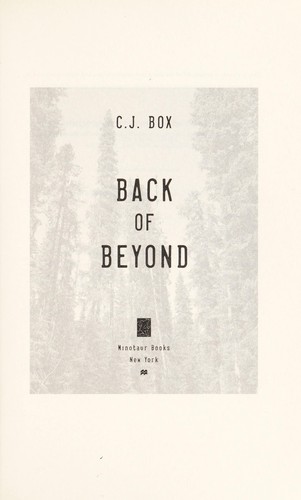 Copertina di Back of beyond
