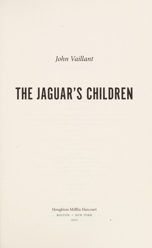 Copertina di The jaguar's children