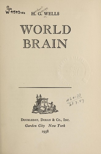 Copertina di World brain