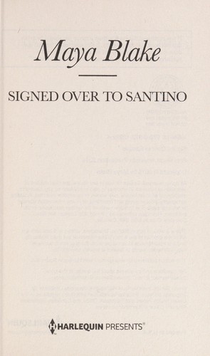 Copertina di Signed over to Santino