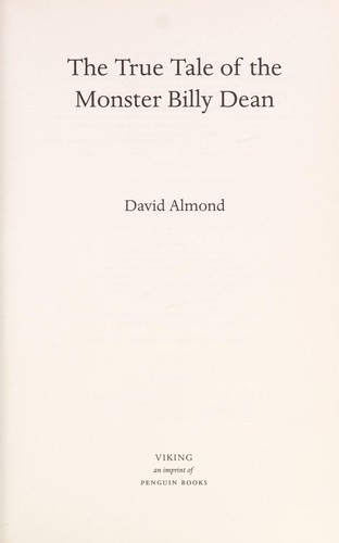 Copertina di The true tale of the monster Billy Dean