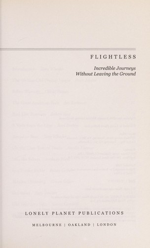 Copertina di Flightless