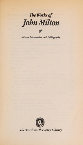 Copertina di The works of John Milton