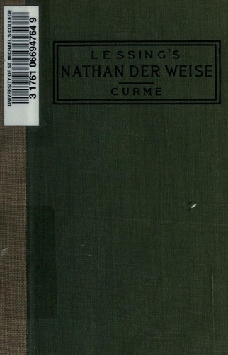 Copertina di Nathan der Weise