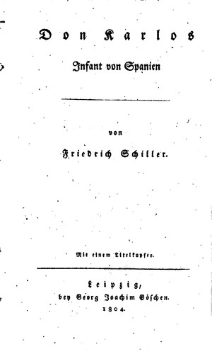 Copertina di Don Carlos