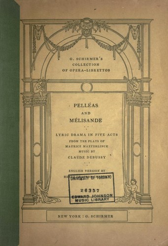 Copertina di Pelléas et Mélisande