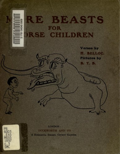 Copertina di The bad child's book of beasts