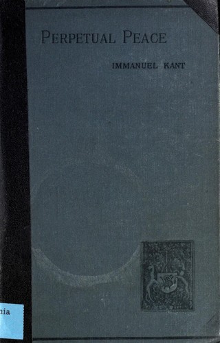 Copertina di Zum ewigen Frieden