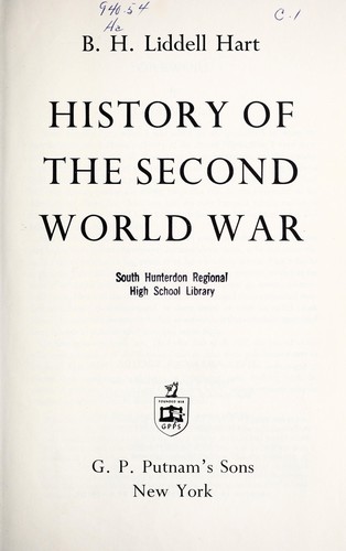 Copertina di History of the Second World War
