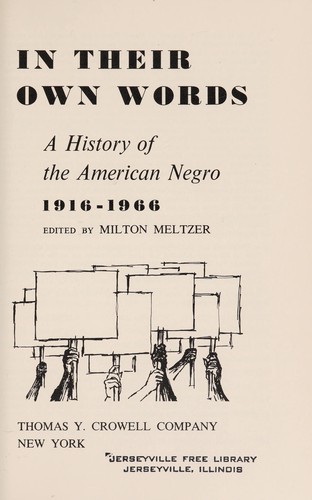 Copertina di In Their Own Words
