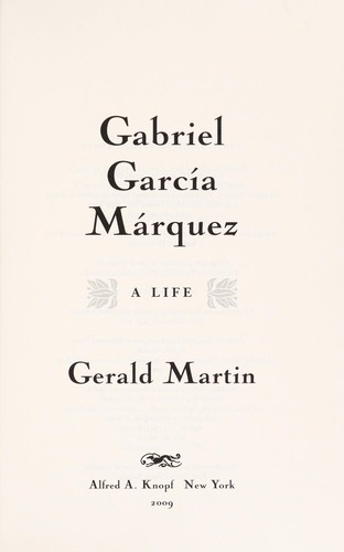 Copertina di Gabriel García Márquez