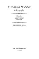 Copertina di Virginia Woolf: a Biography