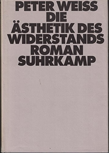 Copertina di Die Ästhetik des Widerstands