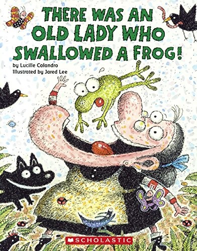 Copertina di There Was An Old Lady Who Swallowed A Frog! (Turtleback School & Library Binding Edition)