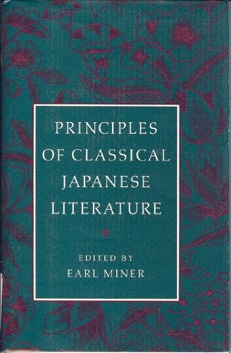 Copertina di Principles of classical Japanese literature