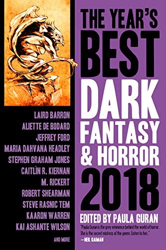 Copertina di The Year’s Best Dark Fantasy & Horror 2018 Edition