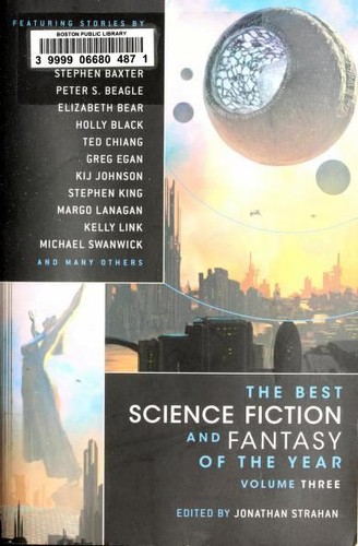 Copertina di The Best Science Fiction and Fantasy of the Year, Volume Three