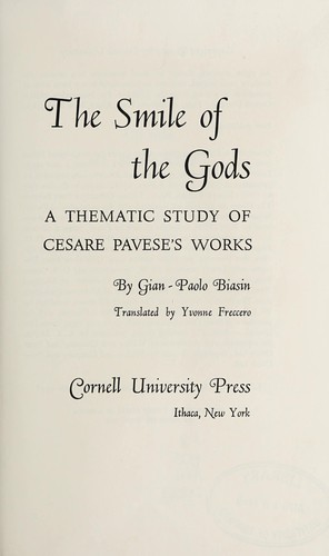 Copertina di The smile of the Gods