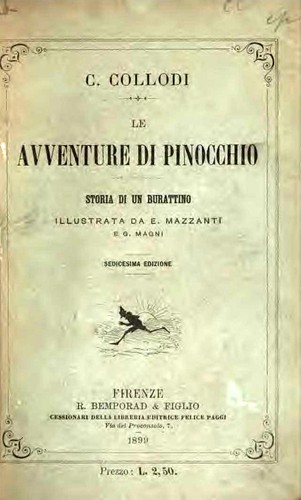 Copertina di Le avventure di Pinocchio