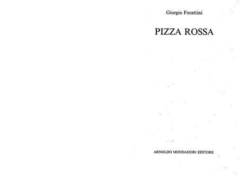Copertina di Pizza rossa