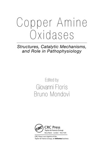 Copertina di Copper amine oxidases